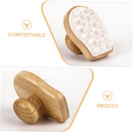 KOMBIUDA Hair Cleaning Scalp Massage Brush Shampoo Exfoliating Scrubber for Deep Cleaning Comfortable Material for Daily Use All Hair Types