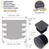 Adsamm INS-R-BL-25-16 INS-R-BL-25 16 x lamellar Plugs, Ø 25 mm,