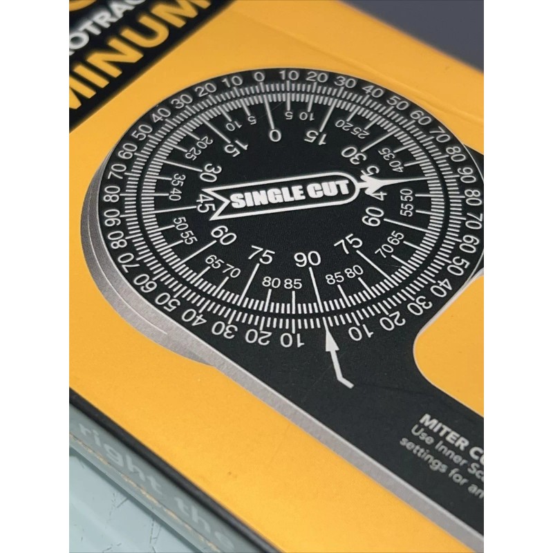 Finder LEXIVON Aluminum Miter Saw Protractor 7-Inch Rust Proof Angle