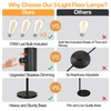 Dimmable Floor Lamp - 3 Lights Arc Floor Lamps for
