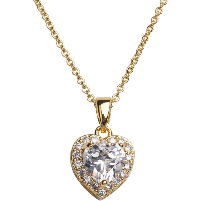 LuckyLy Collares para Mujer Corazón Zirconia Cúbica Regalos para Mamá