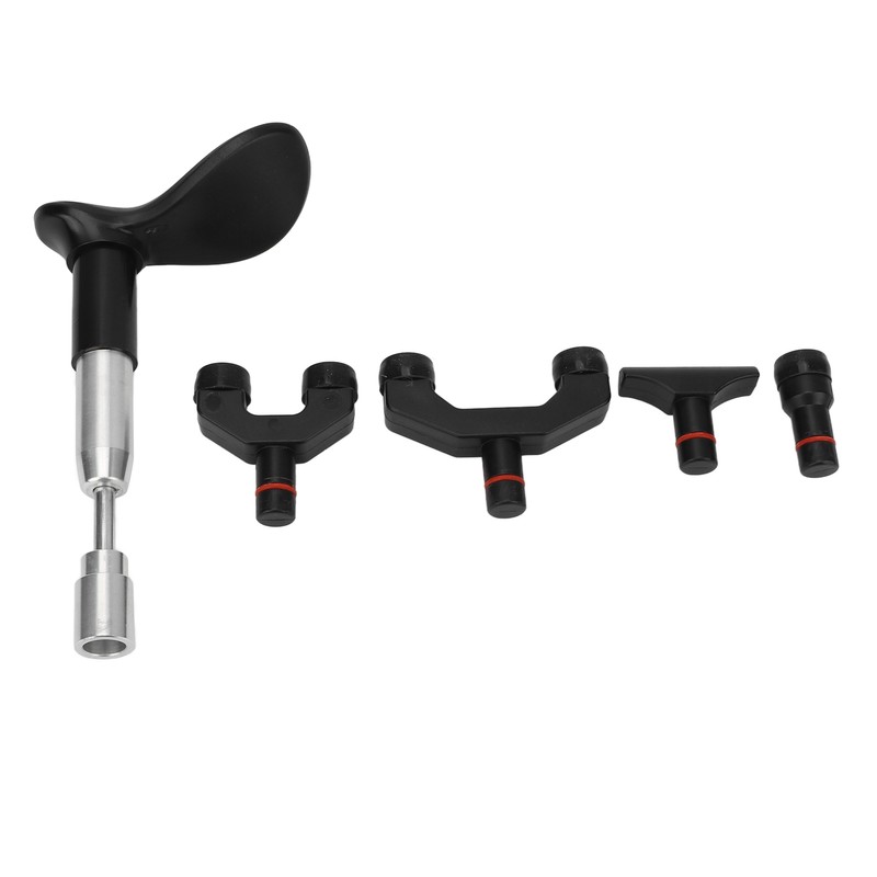 Deep Tissue Massage Tool 4 Heads Stainless Steel Portable Manual