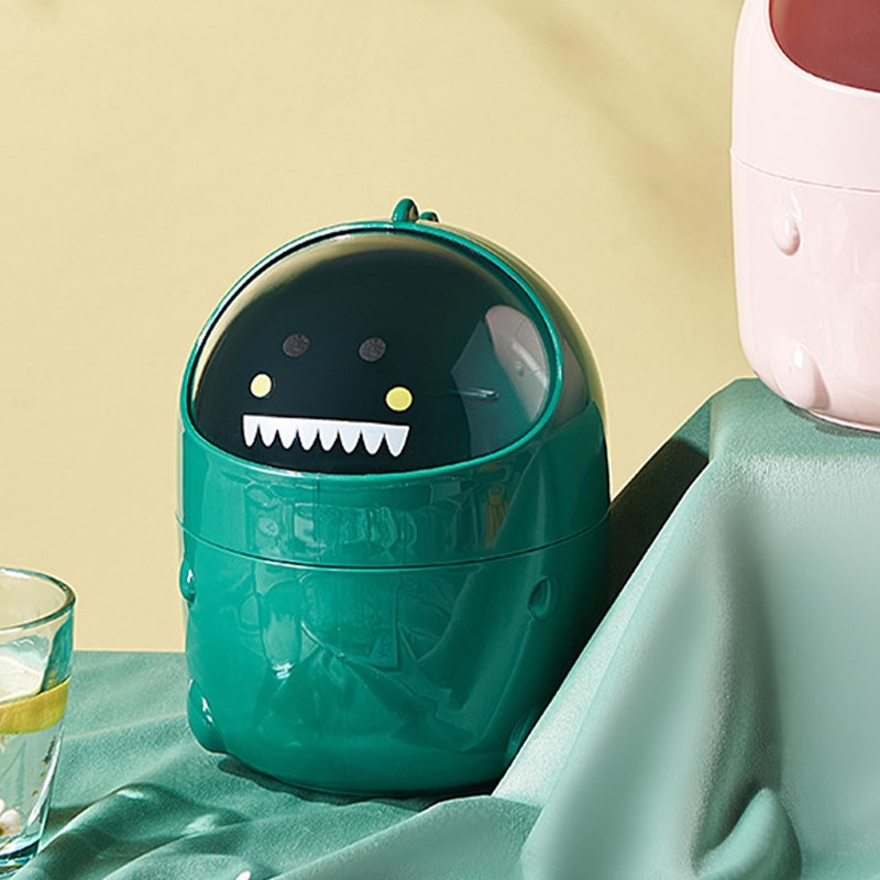 Tissting Mini Trash Can with Lid, 20 x 16cm /16
