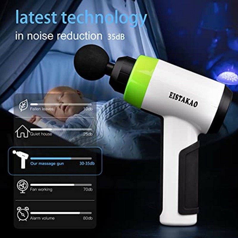 Unbranded Deep Tissue Massage Gun Percussion Muscle Massager 4 Heads