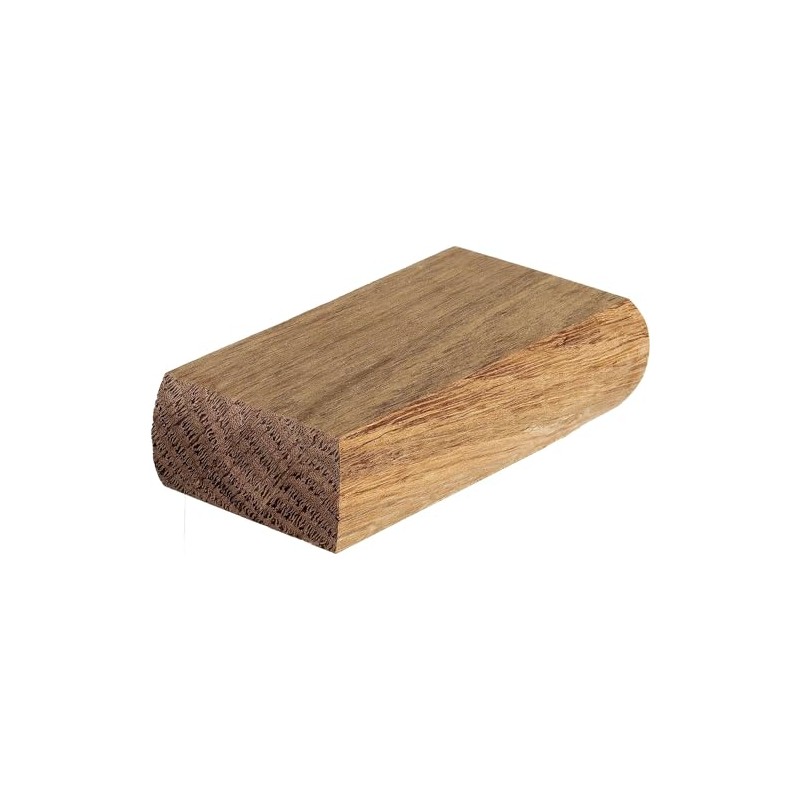 Blueprint Joinery Cambridge Oak Flat Newel Cap 102x50x27mm, Half Stair