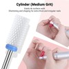 MELODYSUSIE Nail Drill Bits Set Ceramic Safety Professional 3/32 Inches