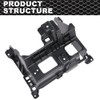 CNNELL Dash Panel Double DIN Radio Cage Bracket Compatible with