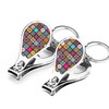 Muemigai Nail Clippers with Key Chain Cute Stainless Steel Nail