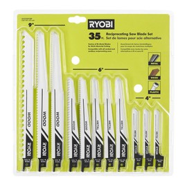 RYOBI Multi-Purpose RECIPROCATING Saw Blade Set 35-Piece A233501