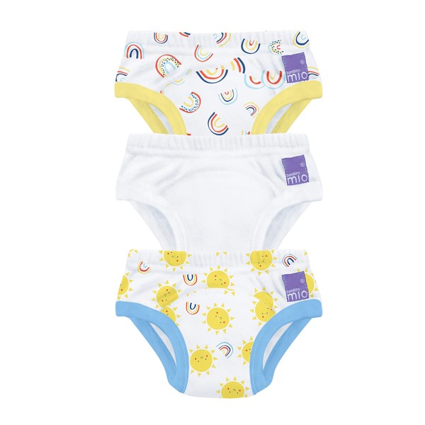 Bambino Mio, 3 Pack Happy Day Training Pants for Cleanliness, 2-3 Years