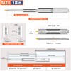 ToBeGreat Heavy Duty Drawer Slides with Lock, 1 Pair 3-Fold