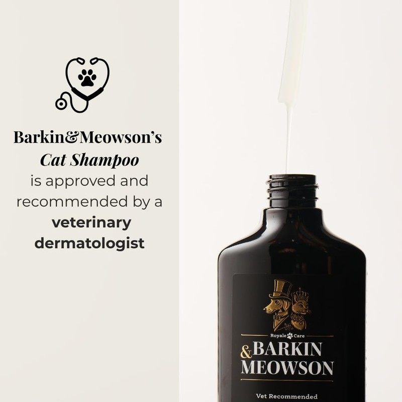 Barkin & Meowson Nourishing Cat Shampoo with Oat Extract, 350ml