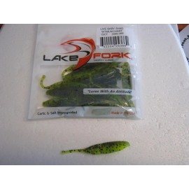 LAKE FORK LFT TROPHY LURES BABY SHAD 15CT WATERMELON/CHA