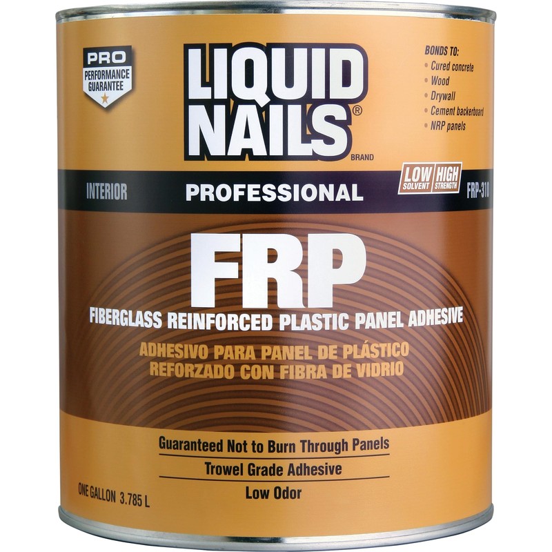 Liquid Nails Fiberglass Reinforced Panel (FRP) 1 gal. Low VOC