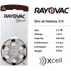Rayovac Size 312 Hearing Aid Batteries - 120 Count Super