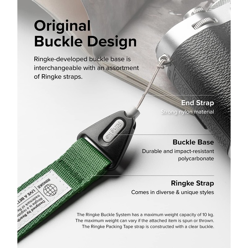 Ringke Hand Strap, Correa de Mano Ajustable y Duradera para