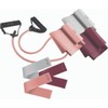 Jessica Simpson 7 Piece Resistance Band Kit, Rose
