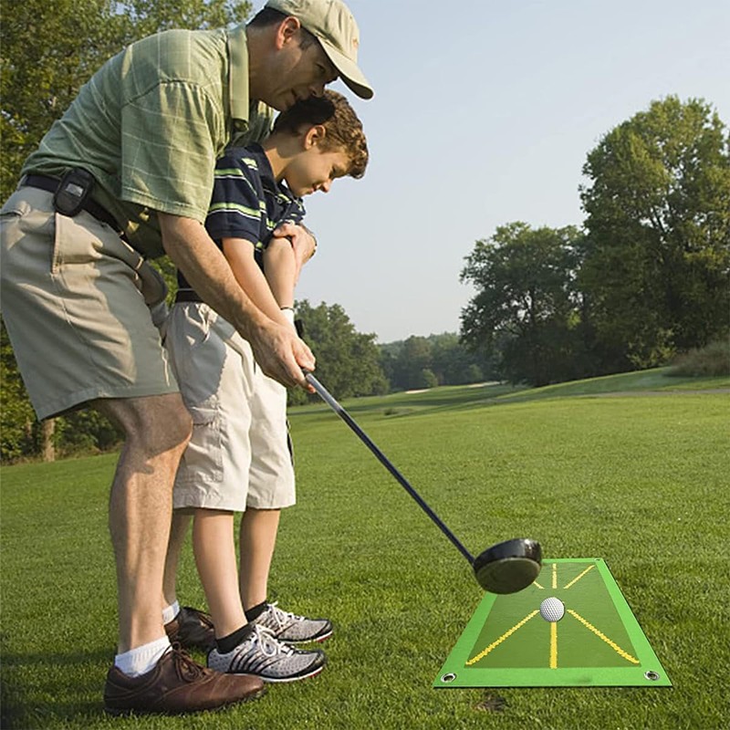 POFET Golf Training Mat for Swing Detection, Golf Divot Mat,