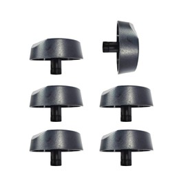 ARYEIELLSOW 6 PCS 82977 DE81-08738A Cooktop Knob Replacement AP3390330, PS4271638 Burner Control knob
