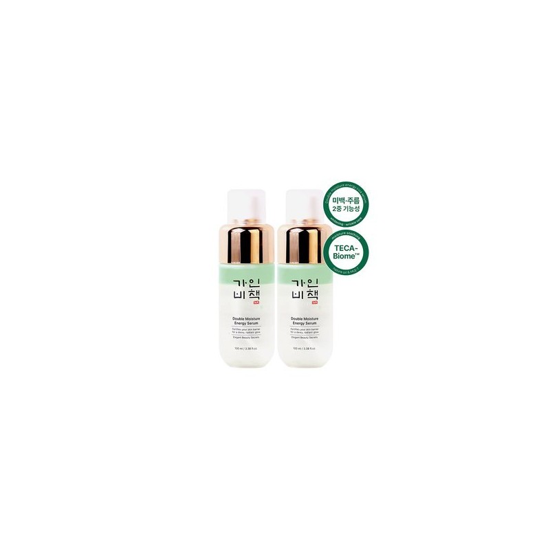 Gainbi Chek (1+1)가인비책 더블 모이스처 에너지 시카 세럼 100ml /오일
