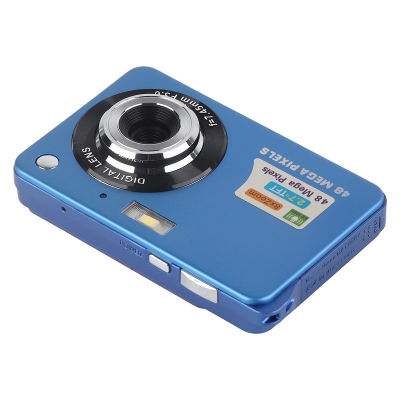 4K Digital Camera 48MP 2.7in LCD Display 8x Zoom Anti