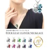 Josephalorene Women's Quatrefoil Clover Necklace, Fashion Jewelry, 10 Colors -