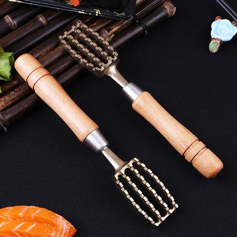 Pojedehy Fish Scale Scraper Fish Scale Brush Scraper to Remove
