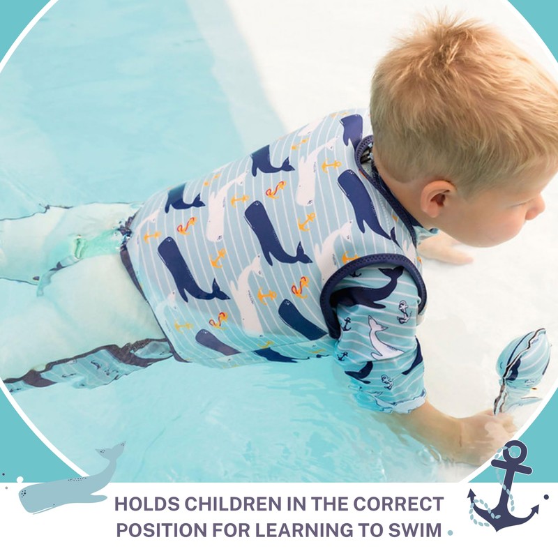 Go Splash Life Jacket with Belt, Moby Anchor, 2-4 Years