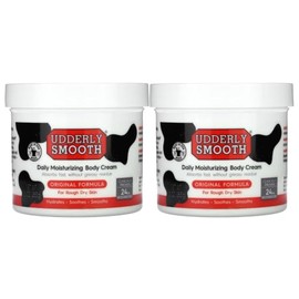 Udderly Smooth Body Cream Skin Moisturizer, 12 oz, 2 Pack