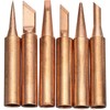 Bestgle 12 Pcs 900M-T Series Pure Copper Soldering Iron Tips