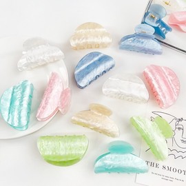 Elegant Shark Crossover Gummy Acrylic Claw Clip Claw Clip Green 8.2CM - Pepia Direct 20ea