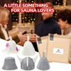 Nicalas Sauna Hat,Natural Wool Sauna Hat for Men and Women,Traditional