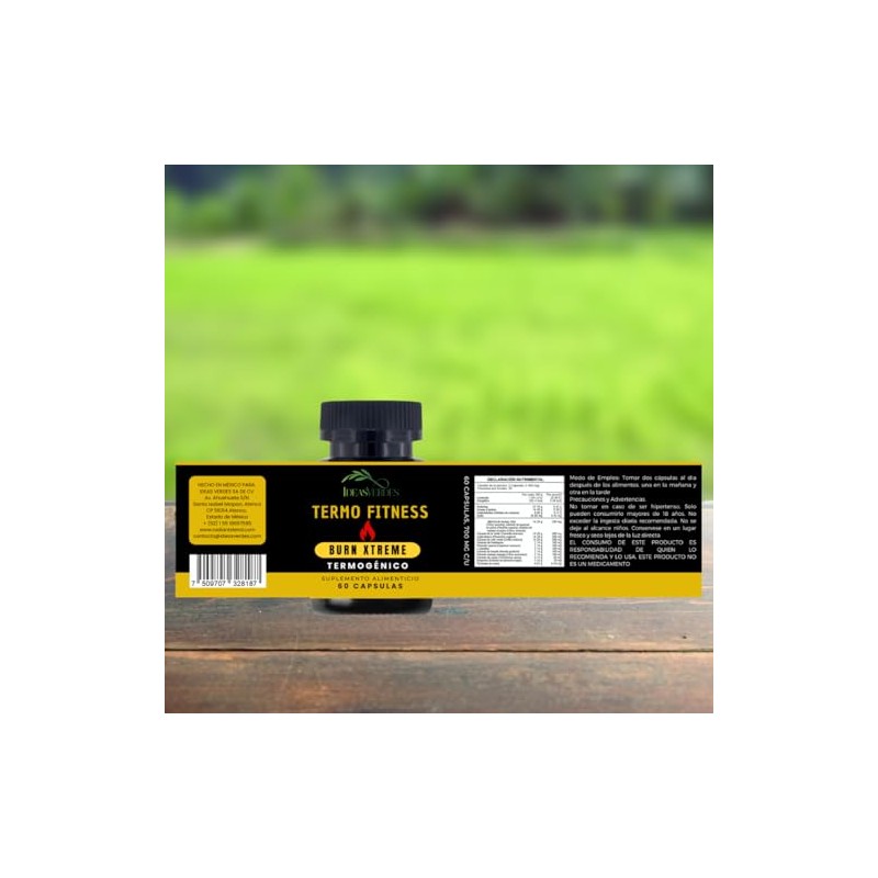 IDEAS VERDES | Calidad Premium | L-Carnitina | Ingredientes Naturales