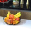 CAXXA Countertop Fruit Bowl, Wire Basket for Fruits, Breads, Vegetables,Snacks,