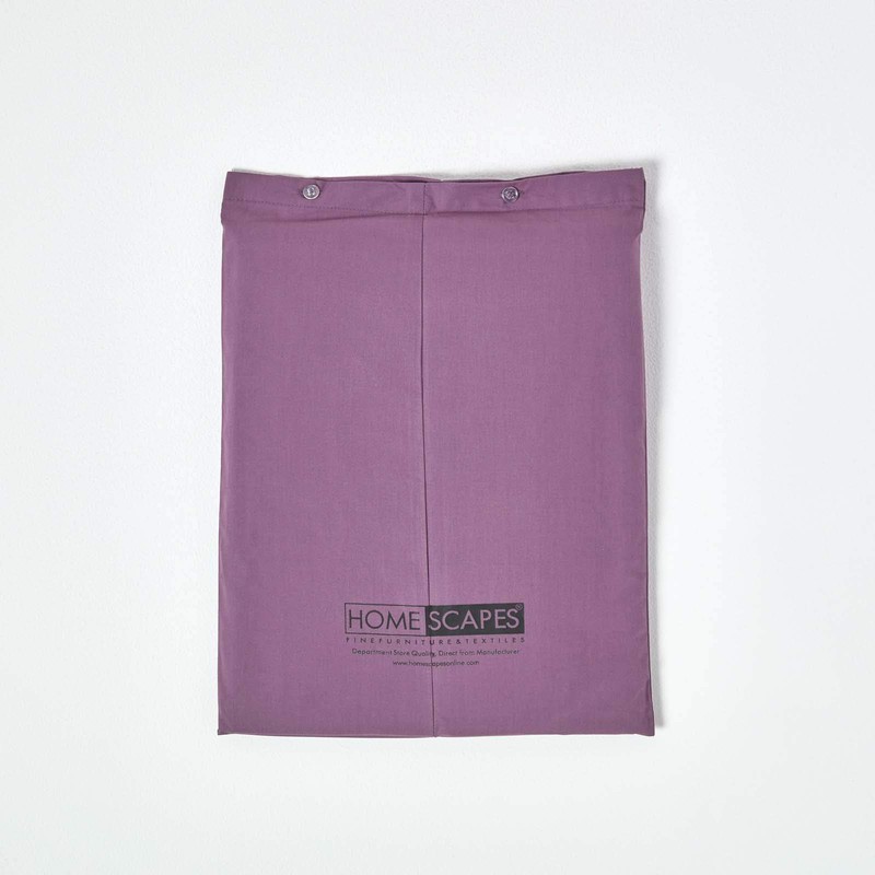 HOMESCAPES Purple Grape Extra Deep Fitted Sheet (18”) Single 200