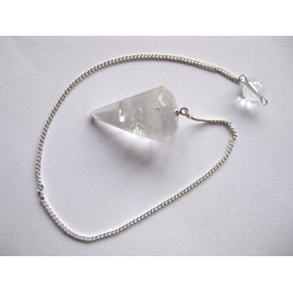 Pendant Gemstone Quartz 3 cm With Small Ball