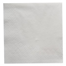 FRANZ MENSCH Pack of 1000 Cocktail Napkins 24 x 24 cm | 3-Ply, FSC®-Certified, White, Length: 24 cm, W: 24 cm