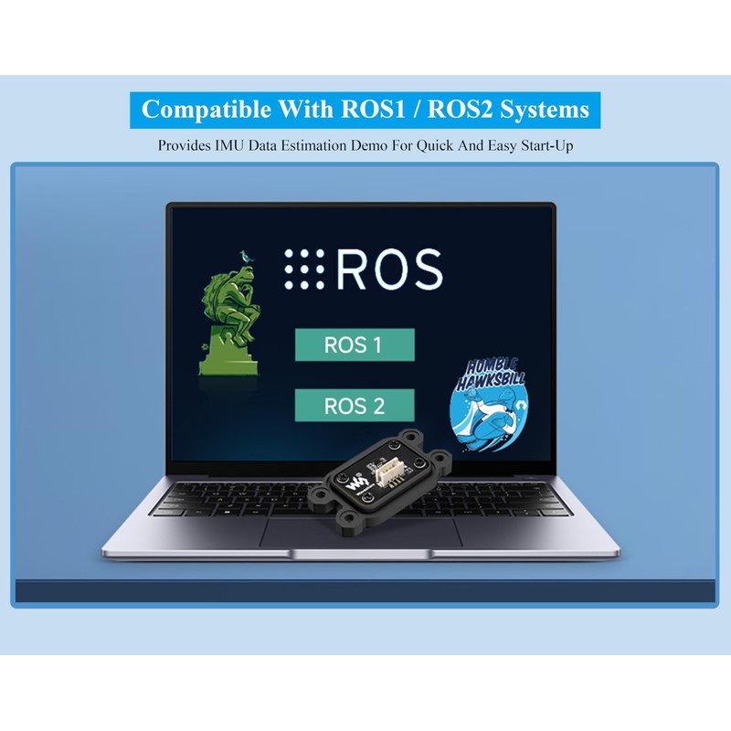 10-Axis ROS IMU Sensor Integrated with ARM 32-bit DSP Processor/BLE