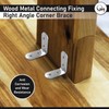 OMIDEAS 20 x Angle Bracket (30 x 30 x 16)