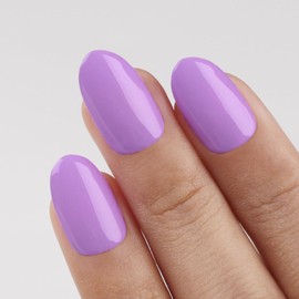 Imtiti Gel Nail Polish, 1 Pcs 15ml Lilac Purple Color Gel Polish Soak Off Nail Art Manicure Salon DIY Nail Lamp Gel Nail Design Decoration at Home Gift for Women, 0.5 Fluid Ounces