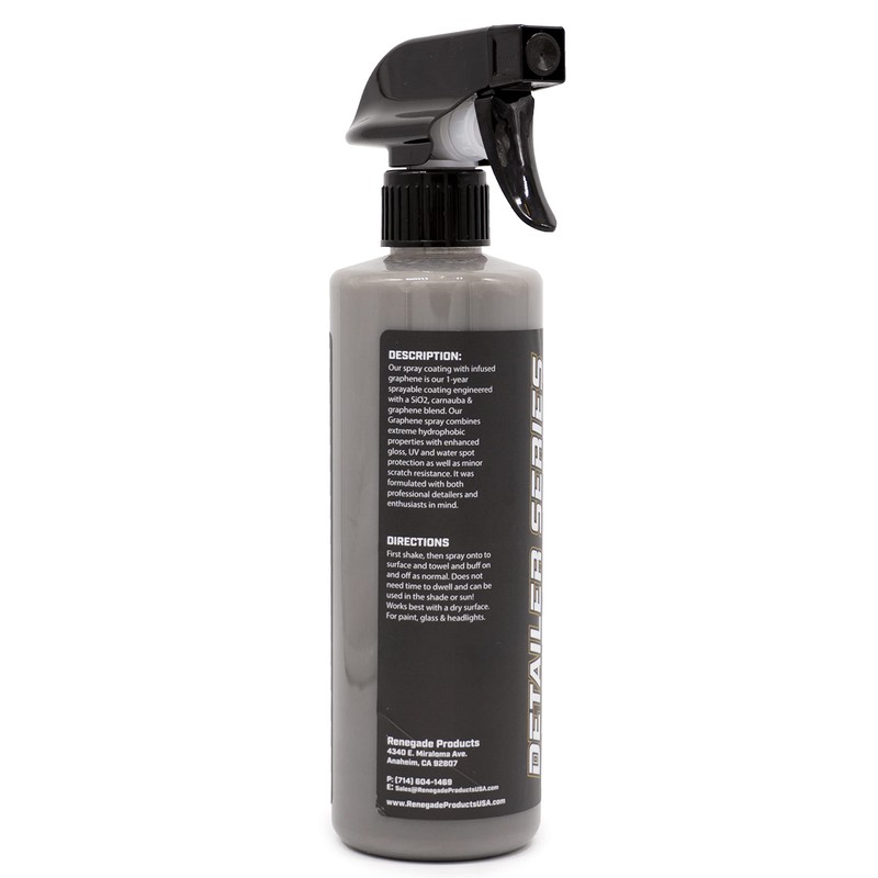 Renegade Products Graphene Spray Coating with Sio2, 1 Year Coating