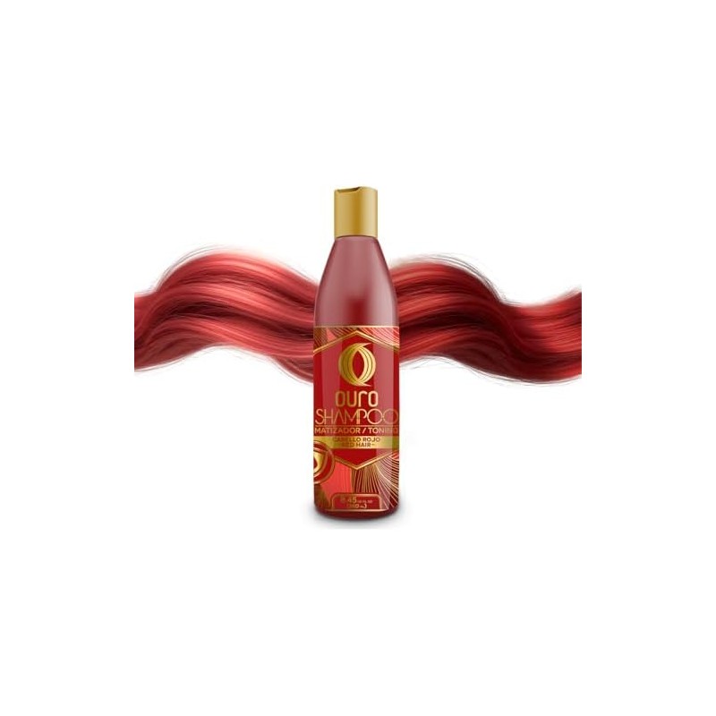 Ouro SHAMPOO Matizador ROJO 250 ml.