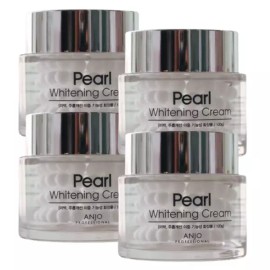 Anju 앙쥬 진주알 대용량 미백크림 120ml 4세트 Ange Pearl Bead Large Capacity Whitening Cream 120ml Set of 4