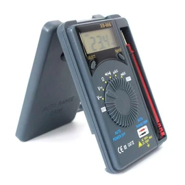 DTY Auto Range AC/DC Voltage Current Continuity Resistance Pocket Compact Digital Tester XB-866