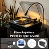 acegoo Minimalist Magnetic Reading Light for Bed Headboard Dimmable LED