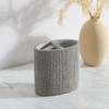 Tahari Home - Bathroom Set, Resin Countertop Accessories, Includes Toothbrush