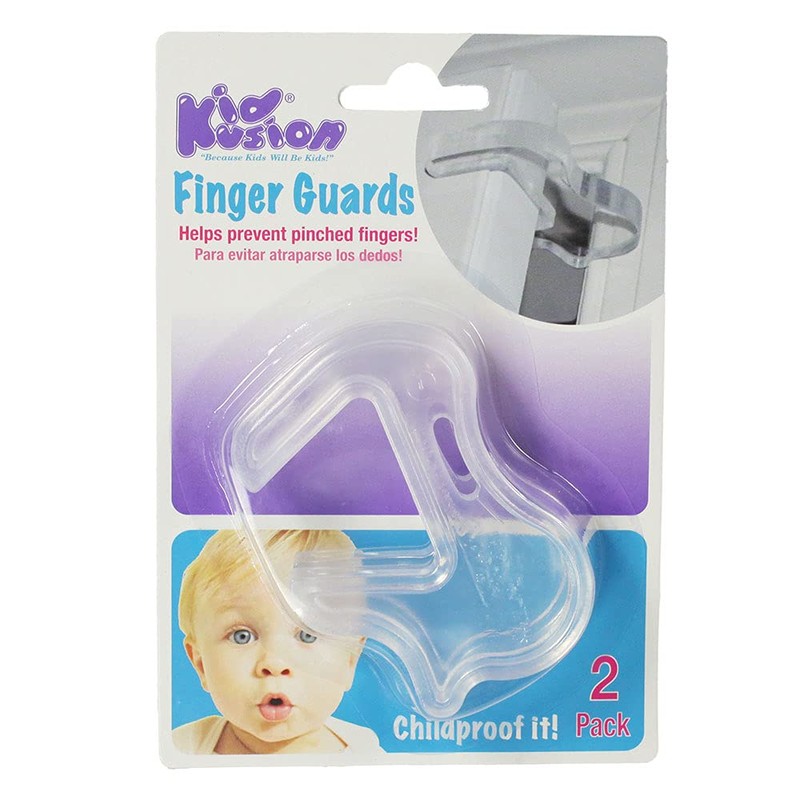 KidKusion Door Pinch Guard | 2 Pack | Clear |