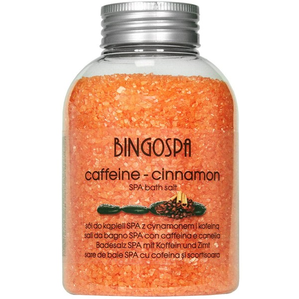 Anti-Cellulite Bath Salt Caffeine and Cinnamon 600 g BINGOSPA