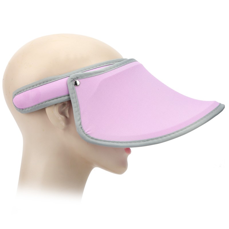 Elastic Knitted Fabric Breathable Golf Sun Hat 360° Rotation Adjustable