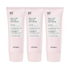 Art Deli Mela Cut Sun Cream Tone Up 50ml-3 pcs / 아트델리 멜라컷 선크림 톤업 50ml-3개